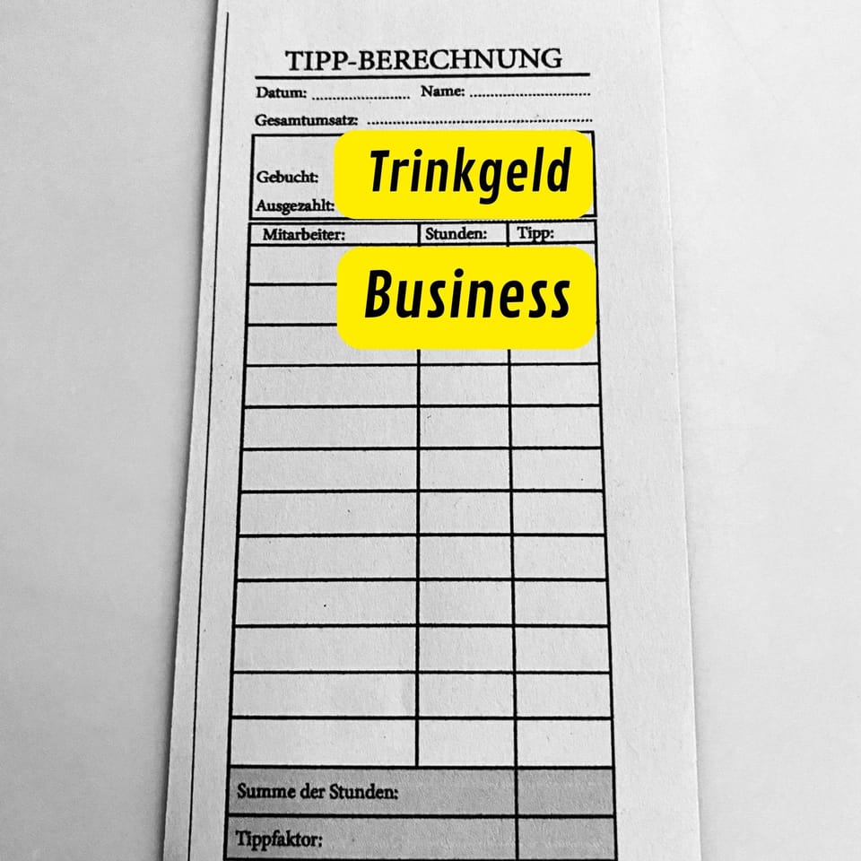 Trinkgeld Business in der Gastronomie: Ist Trinkgeld steuerfrei? Gefahren und neue Pflichten für Betriebe.