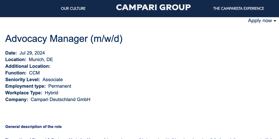 Karriere als Advocacy Manager (m/w/d) - Skills to pay the bills